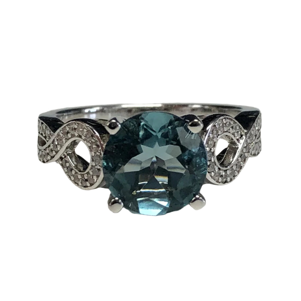 Silver & Spinel Ring