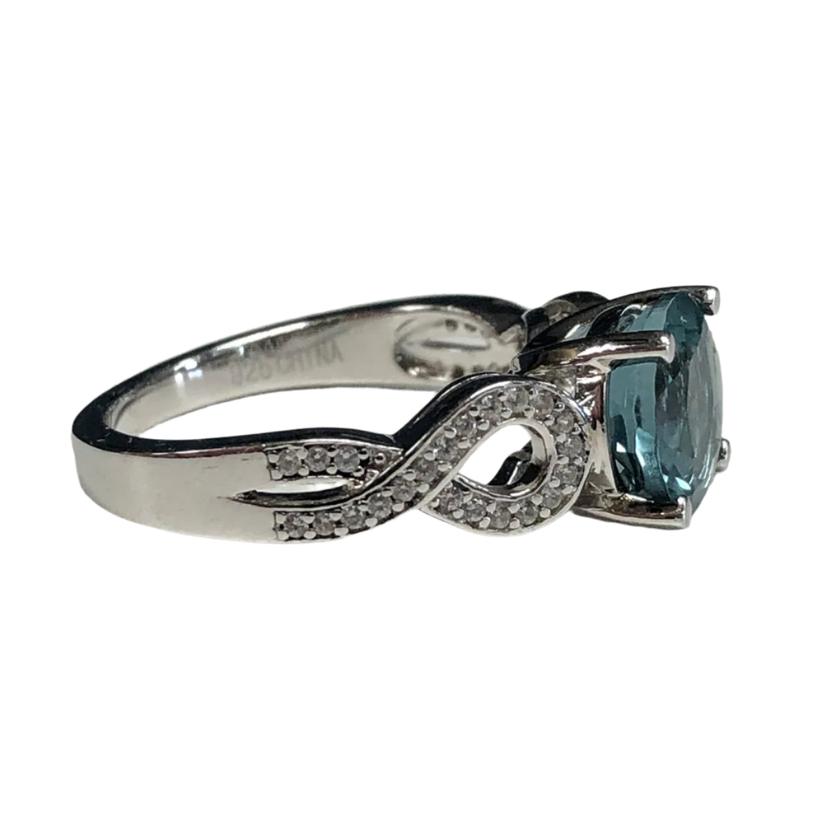 Silver & Spinel Ring