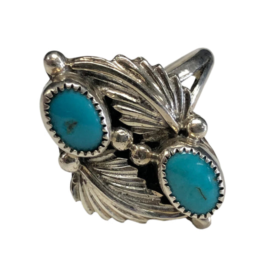 Native American Silver & Turquoise Ring
