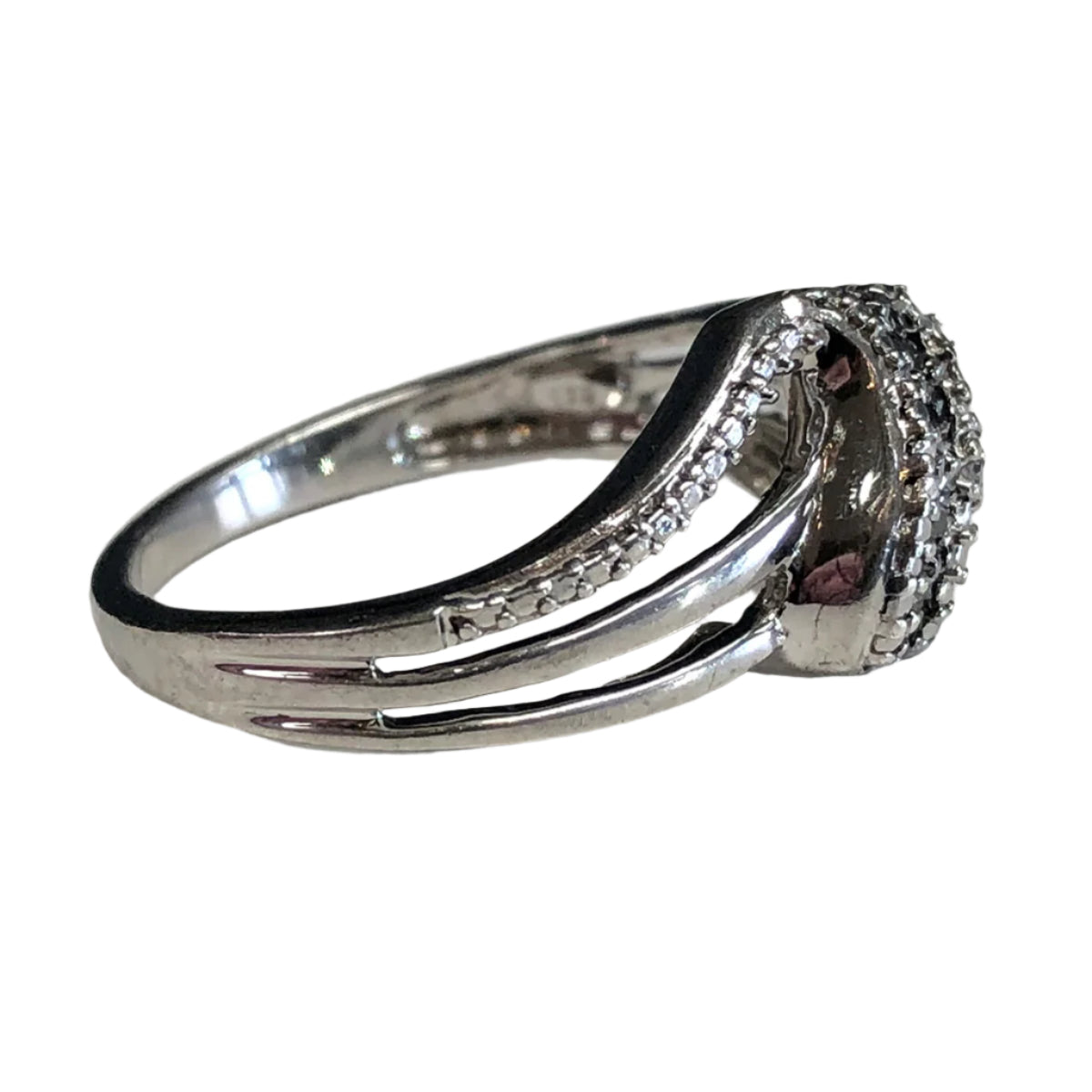 Silver Diamond Ring