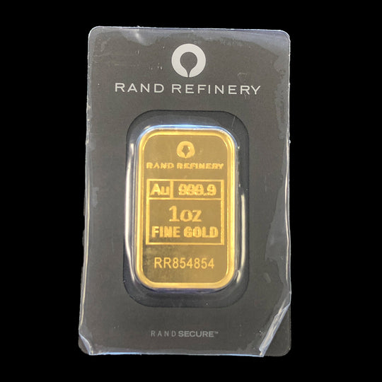 Rand Refinery 1 oz Gold Bar (In Assay) (Secondary Market)