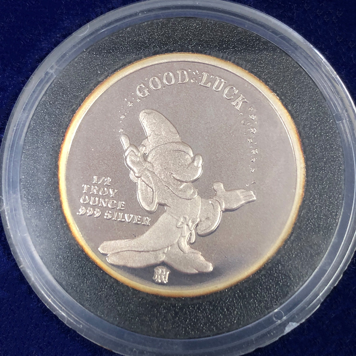 Rarities Mint 1/2 oz Silver Mickey's Luck (With Box & CoA)