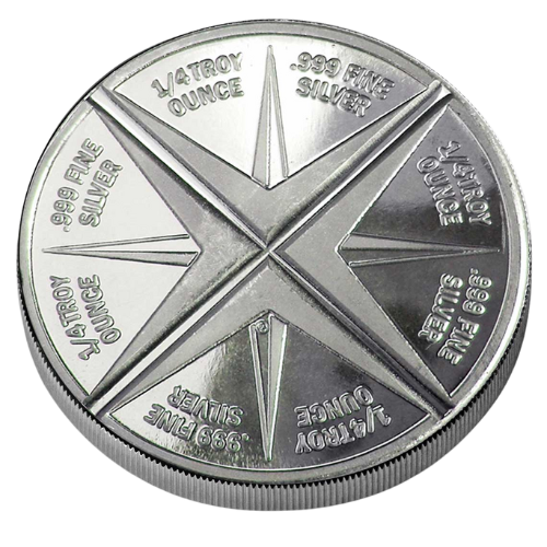 Double Divisible 1 oz Silver Round (BU)