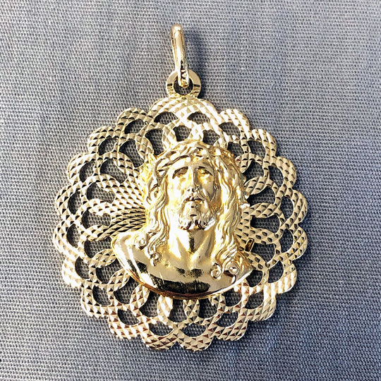 14 k Gold Religious Pendant