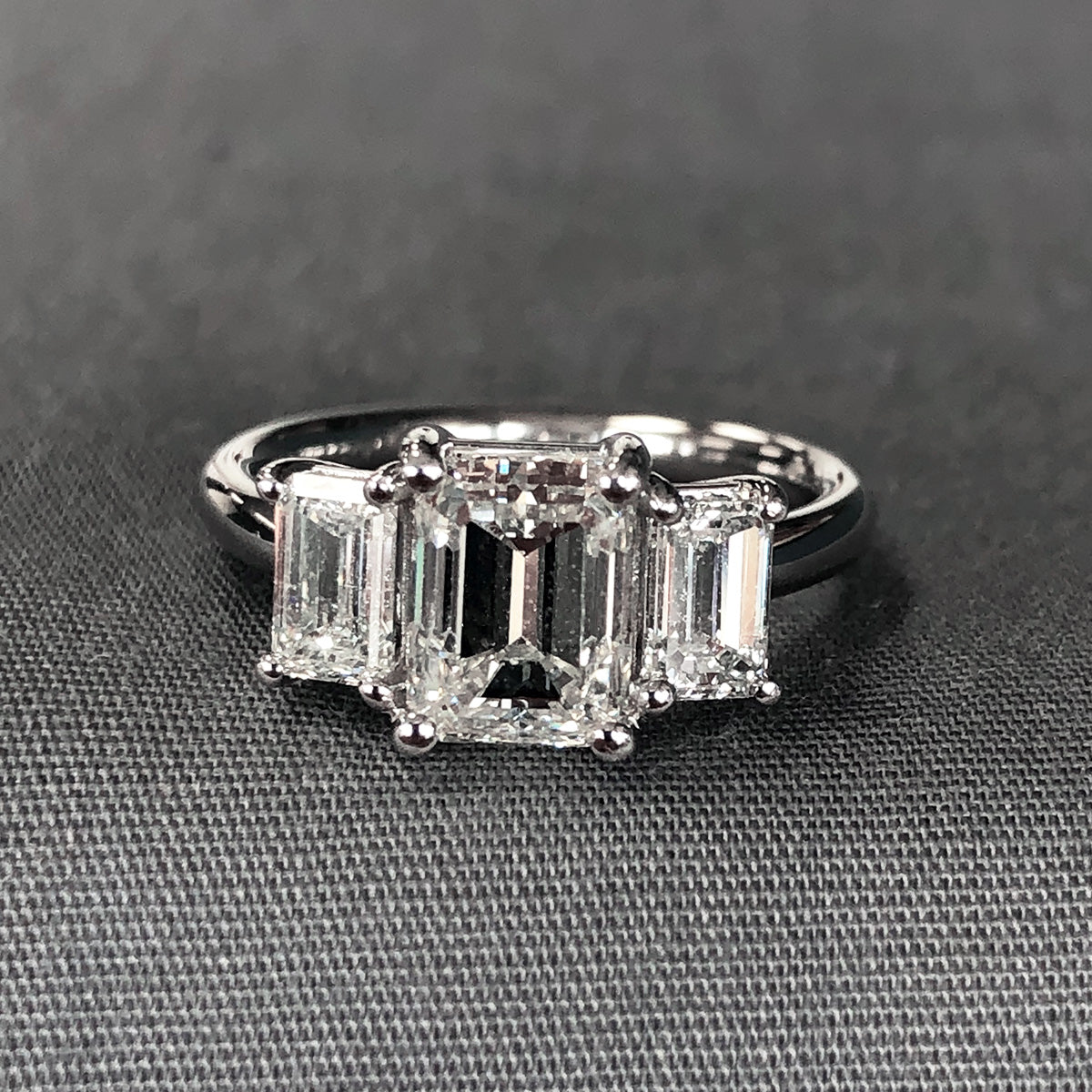 Platinum 3.07 Carat Diamond Ring