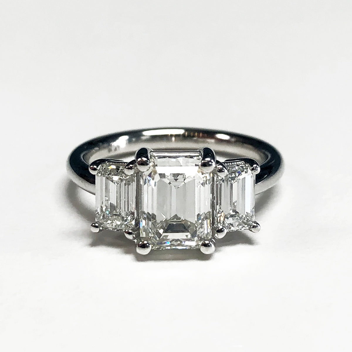 Platinum 3.07 Carat Diamond Ring