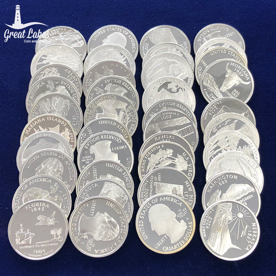 $10 FV Modern 90% Silver Quarters