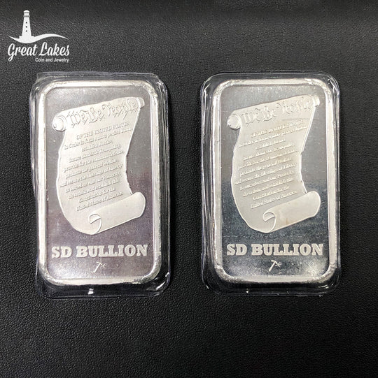 SD Bullion 5 oz Silver Bars (Secondary Market)