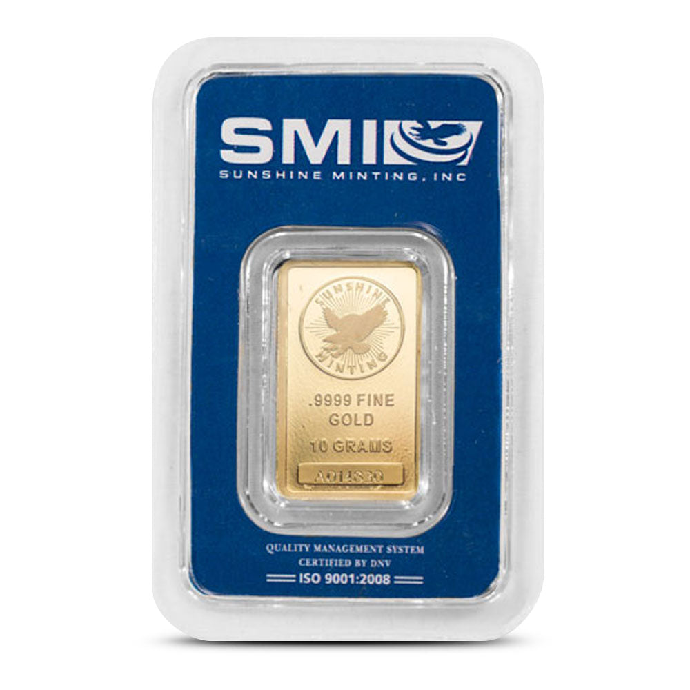 Sunshine Mint 10 g Gold Bar (In Assay)