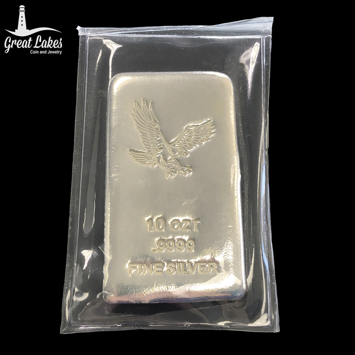 CNT 10 oz Silver Eagle Bar (Secondary Market)