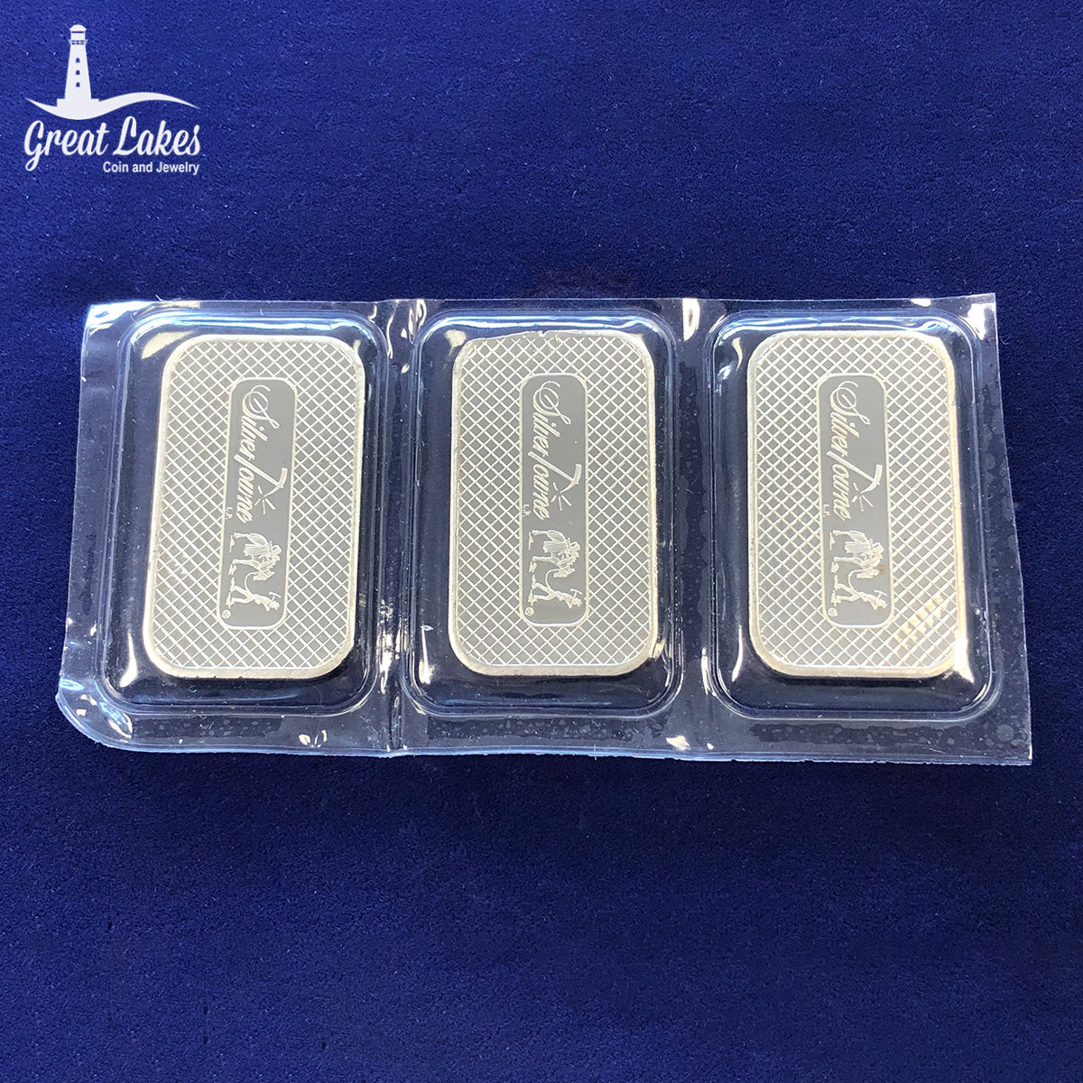 SilverTowne Mint 1 oz Silver Bars (Lot of 3)