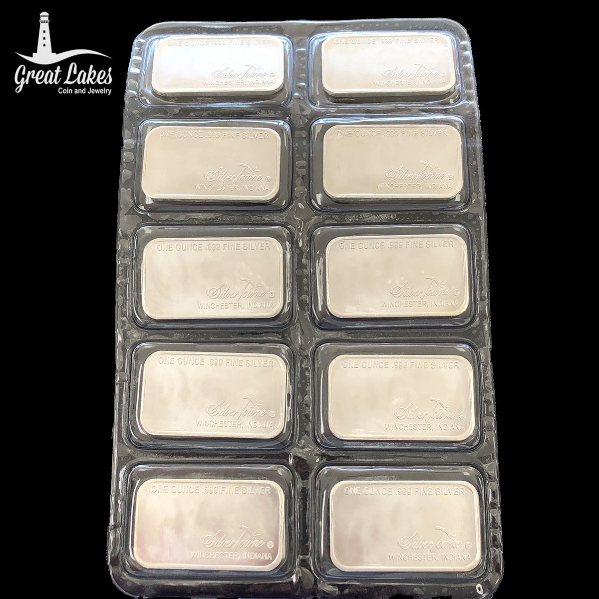 SilverTowne Mint 1 oz Silver Retro Prospector Bars (Secondary Market)