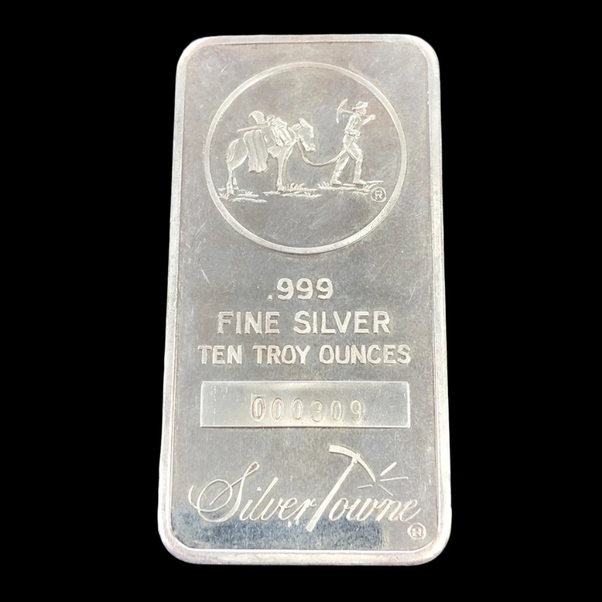 Vintage SilverTowne Mint UDC 10 oz Silver Bar