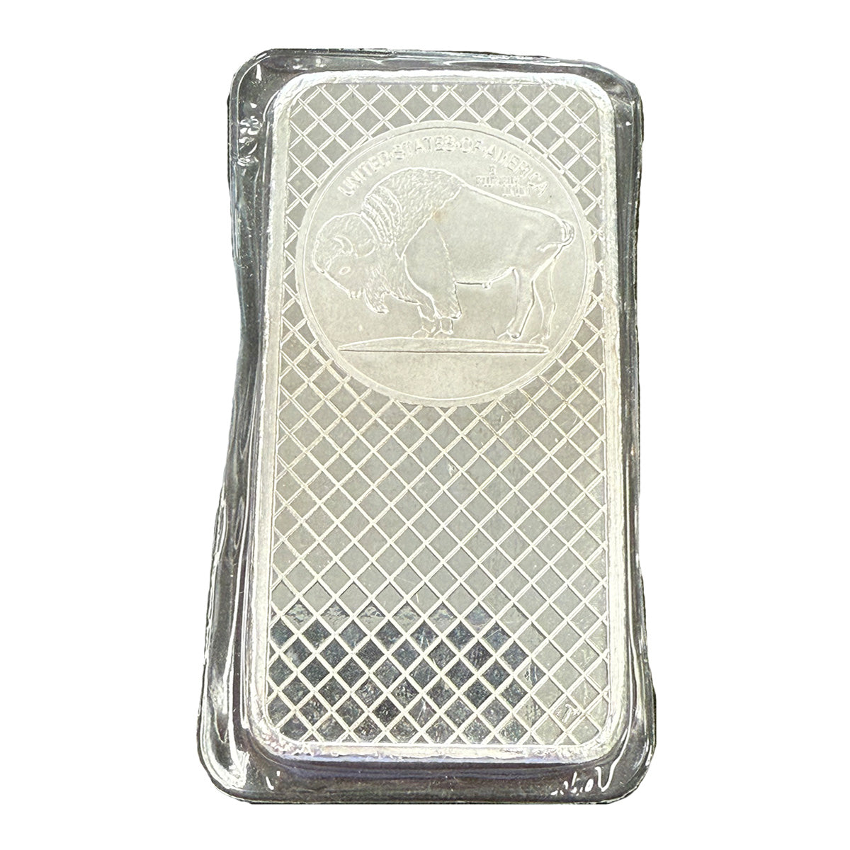 SilverTowne Mint 10 oz Silver Buffalo Bar (Secondary Market)