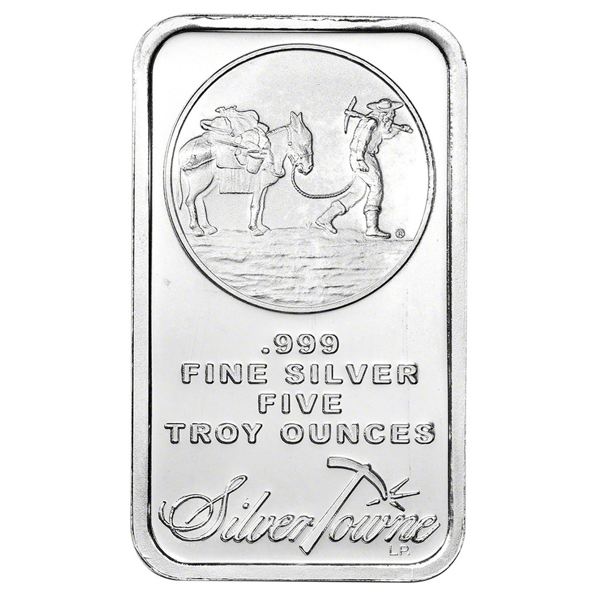 SilverTowne Mint 5 oz Silver Prospector Bars