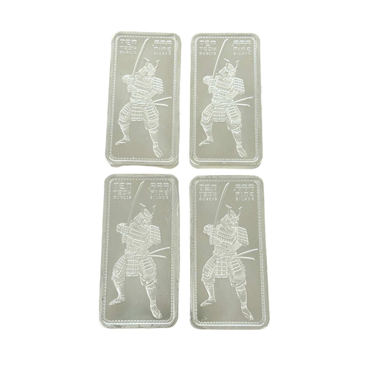 Samurai Warrior 10 oz Silver Bar (Secondary)