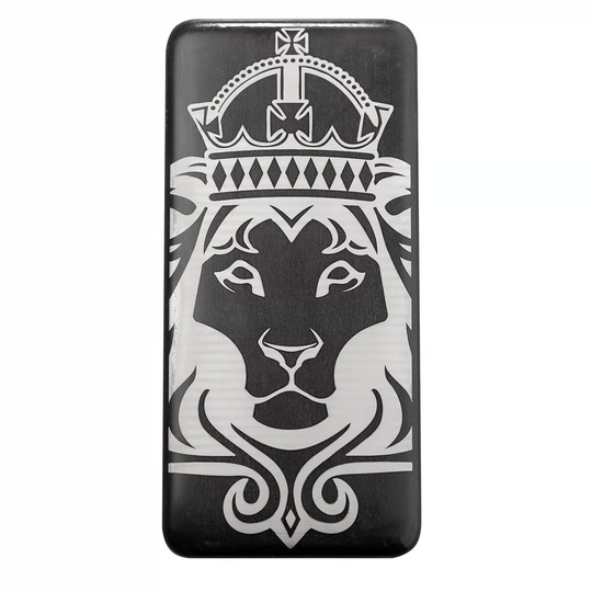 Scottsdale Mint 1 Kilo Silver Antiqued Lion Cast Bar