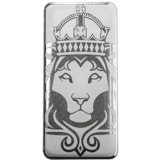 Scottsdale Mint 1 Kilo Silver White Lion Cast Bar