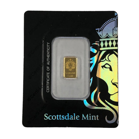 Scottsdale 1 g Gold Bar (Secondary)