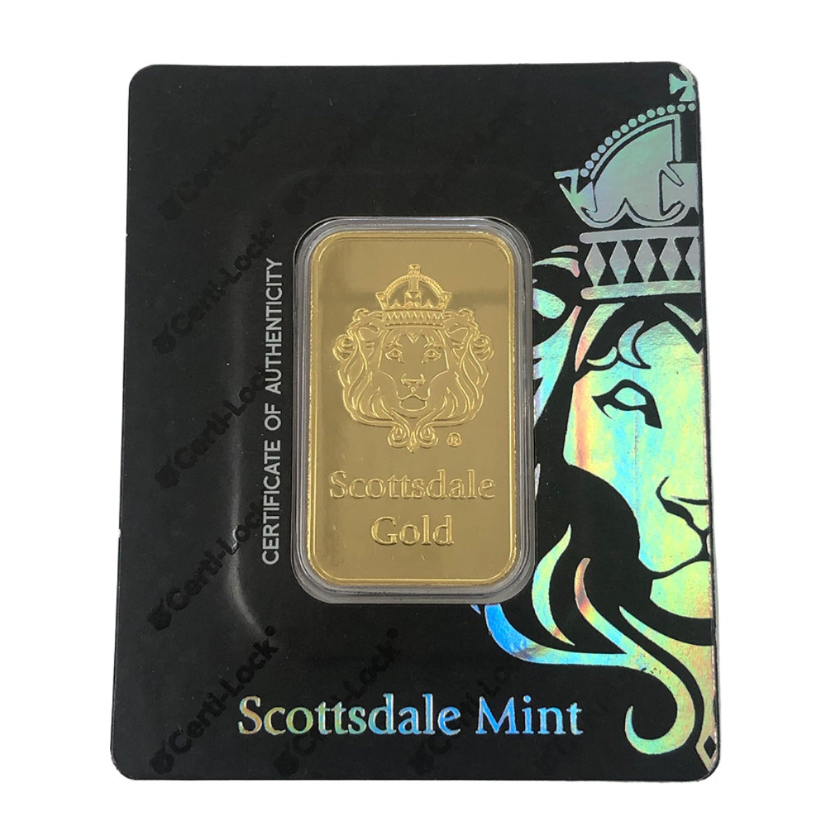 Scottsdale Mint 1 oz Gold Bar (Secondary)