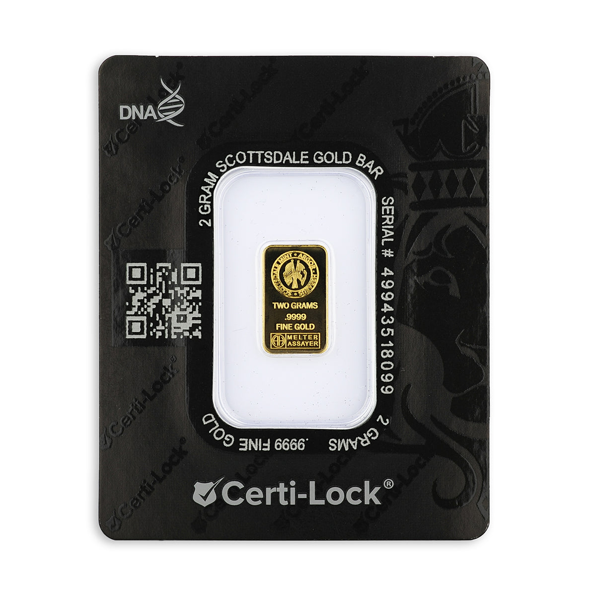 Scottsdale Mint 2 g Gold Bar (In Assay) (Secondary Market)