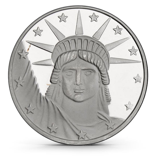 SilverTowne Mint Lady Liberty 1 oz Silver Round (BU)