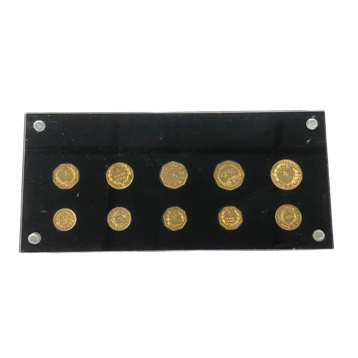 Souvenir California Gold Tokens Uncirculated Type Set (Replicas)