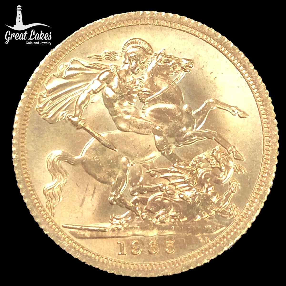 1965 British Gold Sovereign (AU / BU)