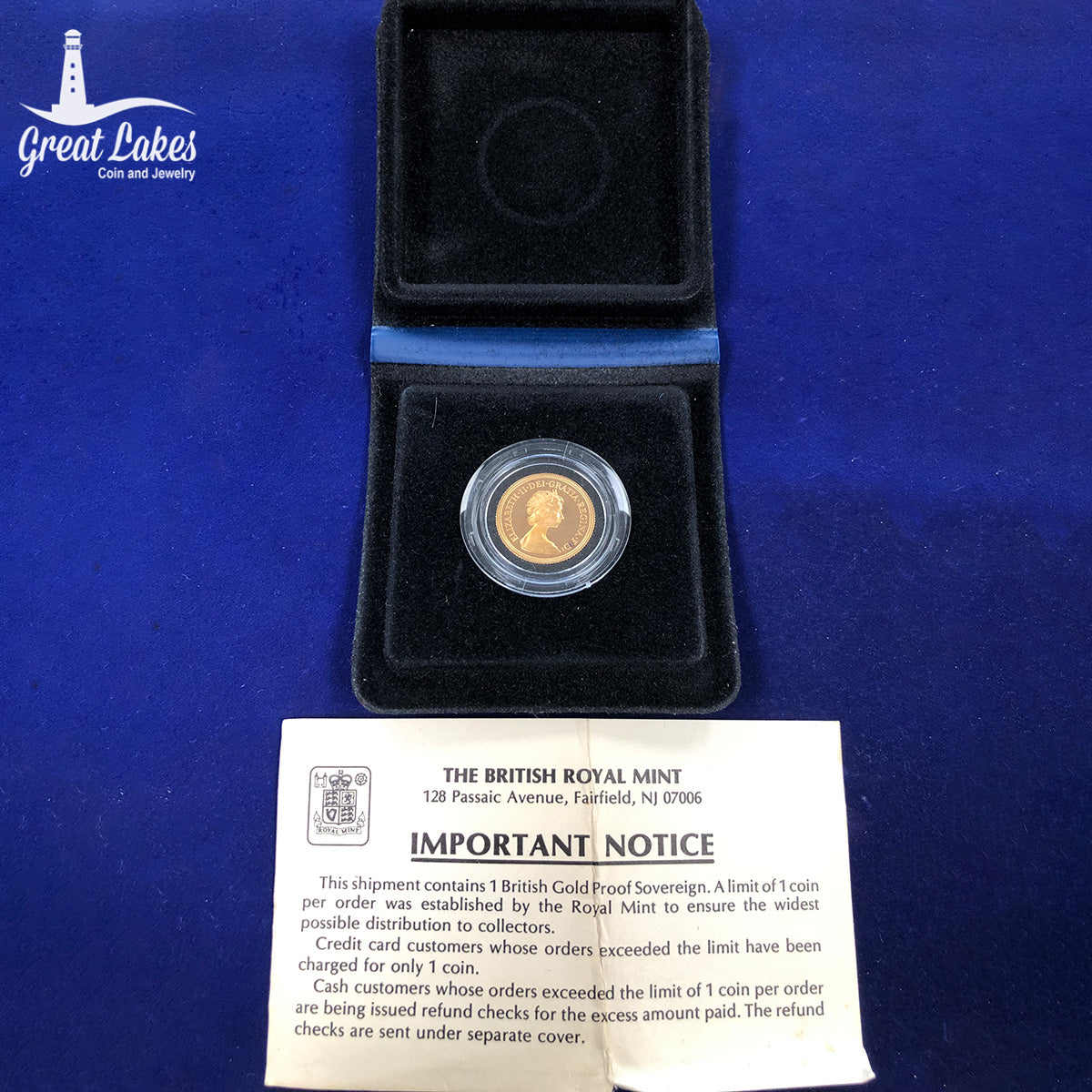 1979 British Proof Gold Sovereign (With Box & CoA)