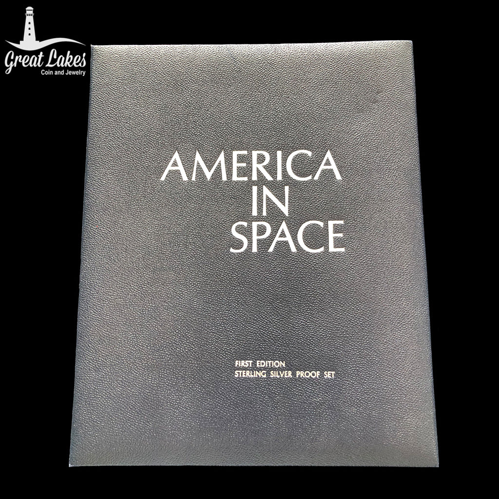 Elegante by Dakin USA製　1985年　コレクター Franklin Mint 36 Piece Sterling Silver America In Space Proof Set