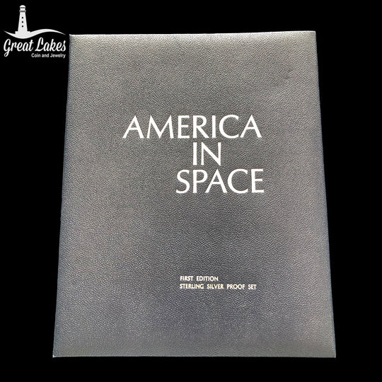 Franklin Mint 36 Piece Sterling Silver America In Space Proof Set