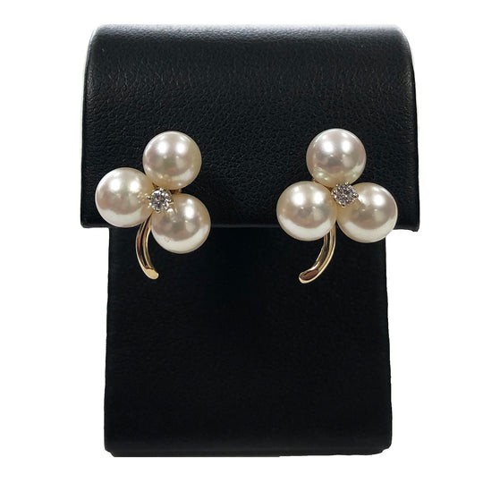 14k Gold & Pearl Earrings