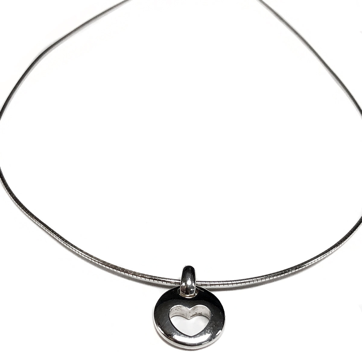 Tiffany Cut Out Heart Necklace