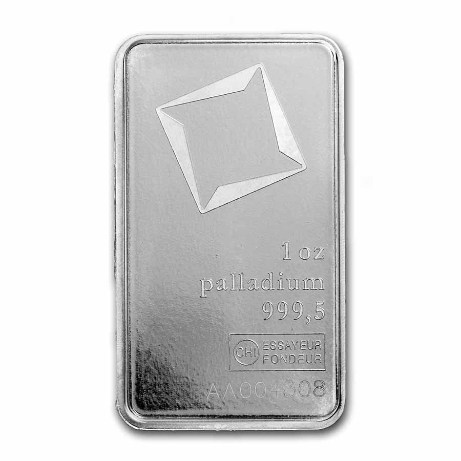 Valcambi 1 oz Palladium Bar