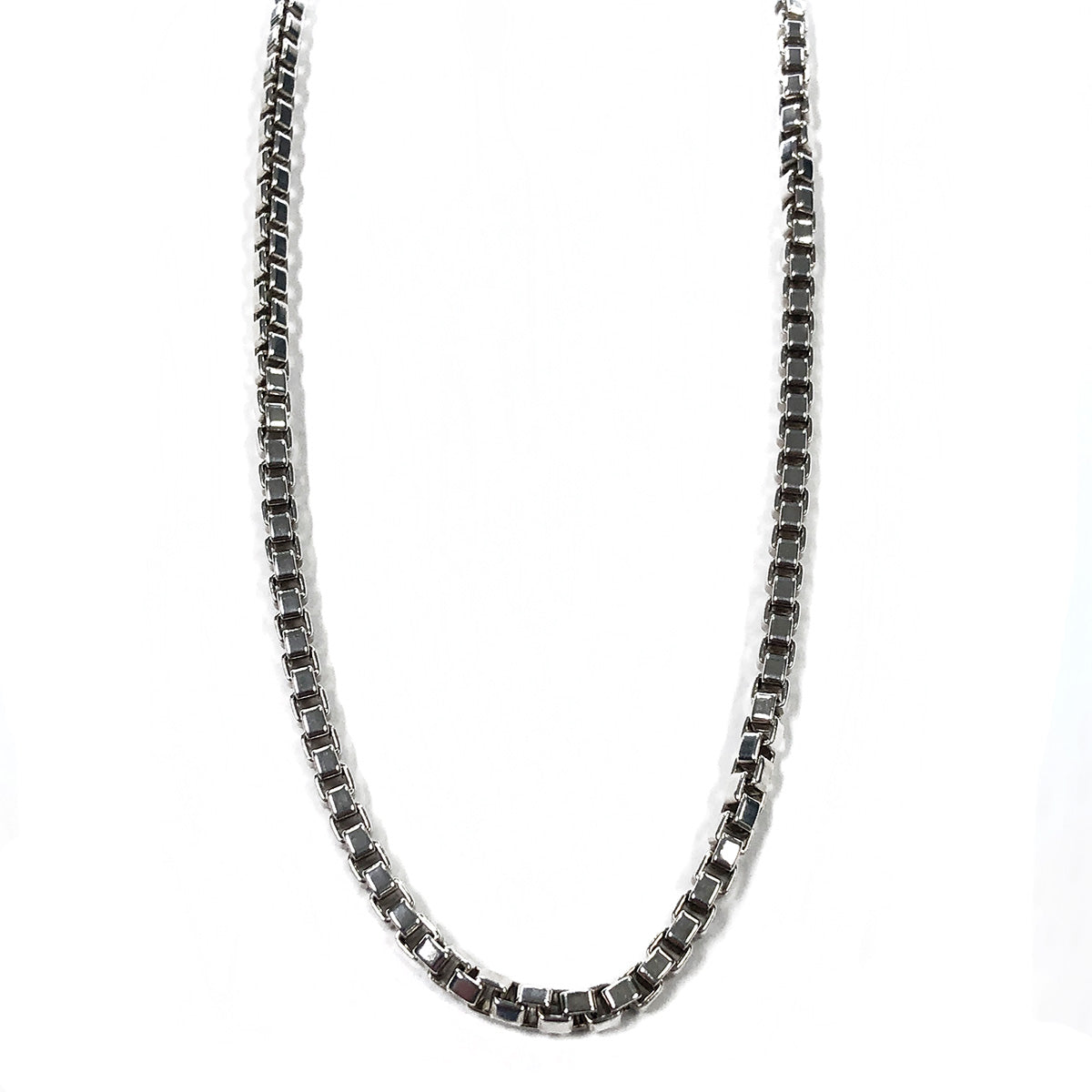 Tiffany venetian box chain necklace store