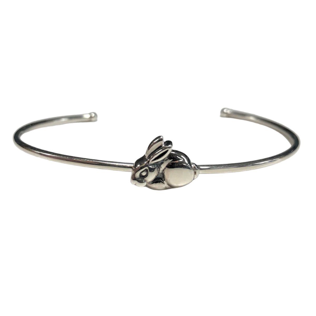 Silver Bunny Bangle