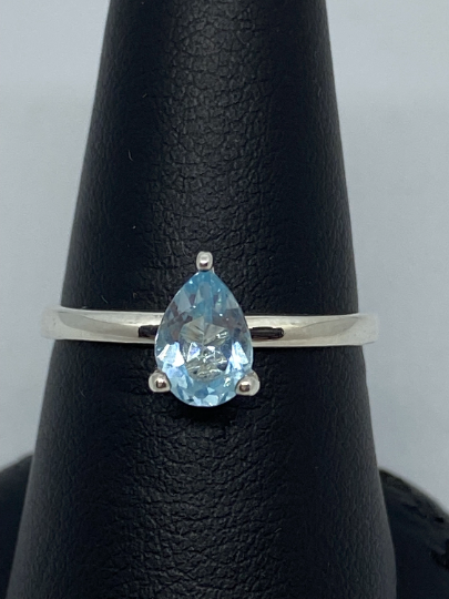 Sterling Silver and Blue Topaz Ring