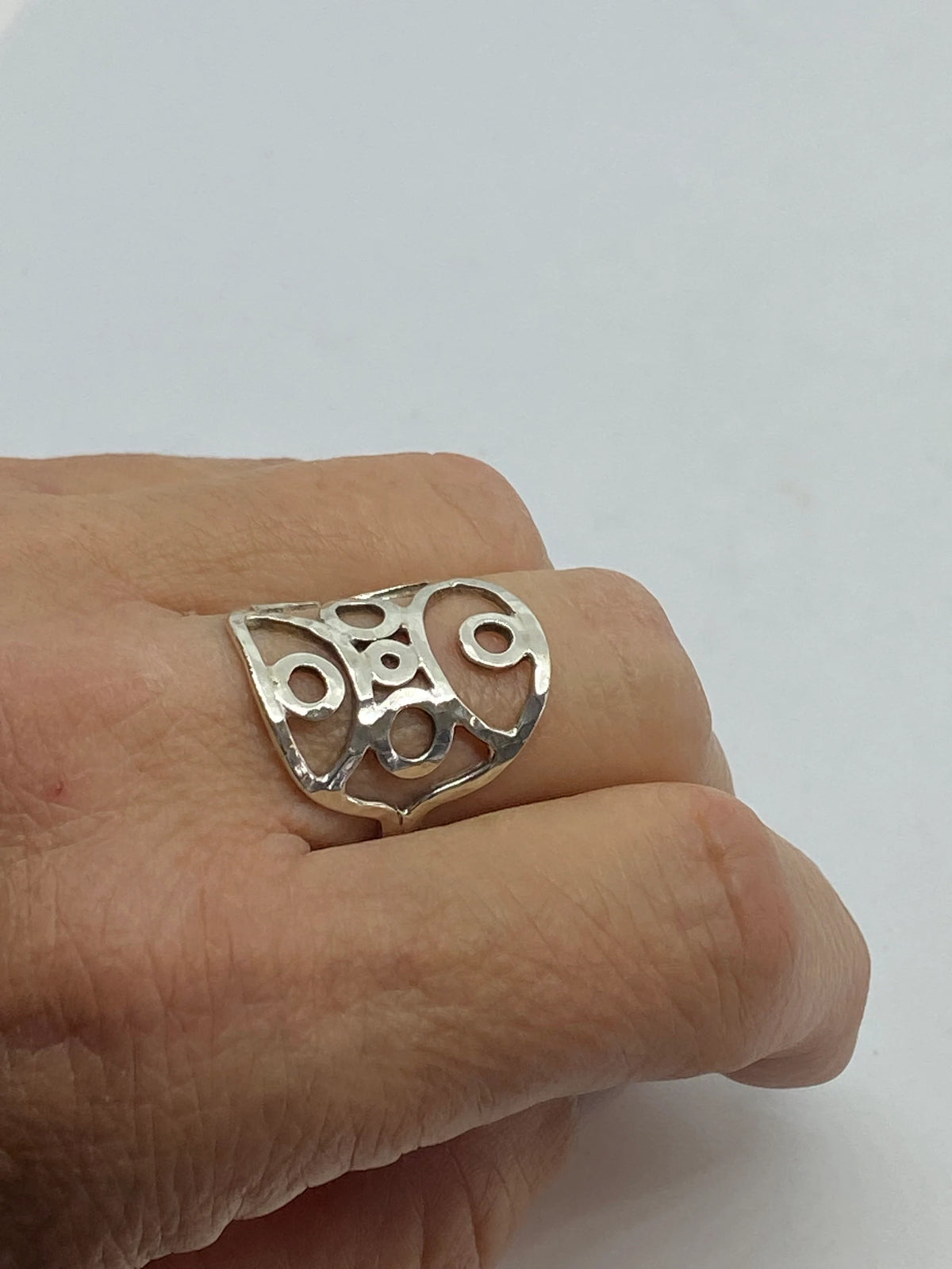 Sterling Silver Art Nuevo Ring