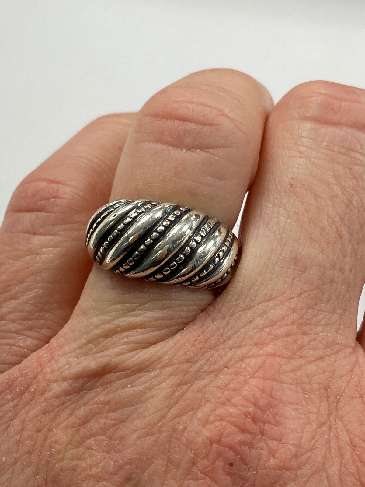 Sterling Silver Twist Ring