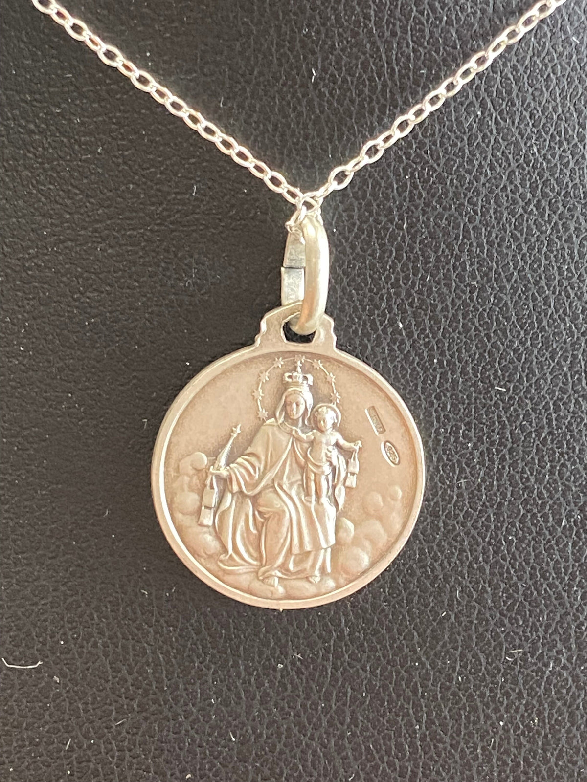 Sterling Silver Religious Double Pendant