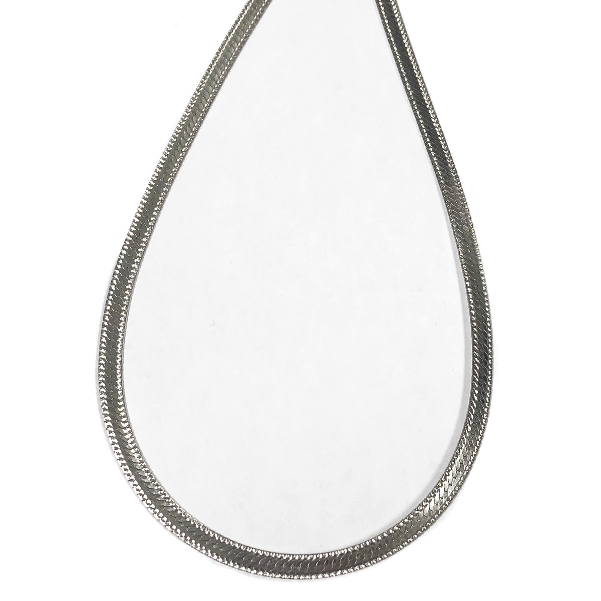 Silver Herringbone necklace – Saturdays Gold