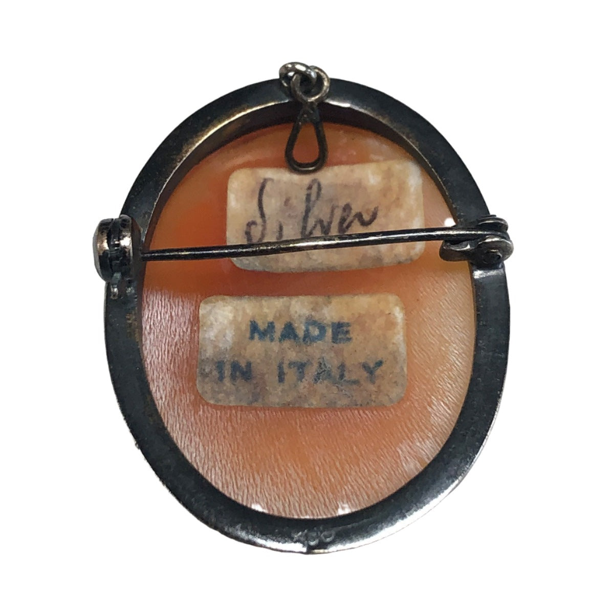 Silver Cameo Pendant / Pin