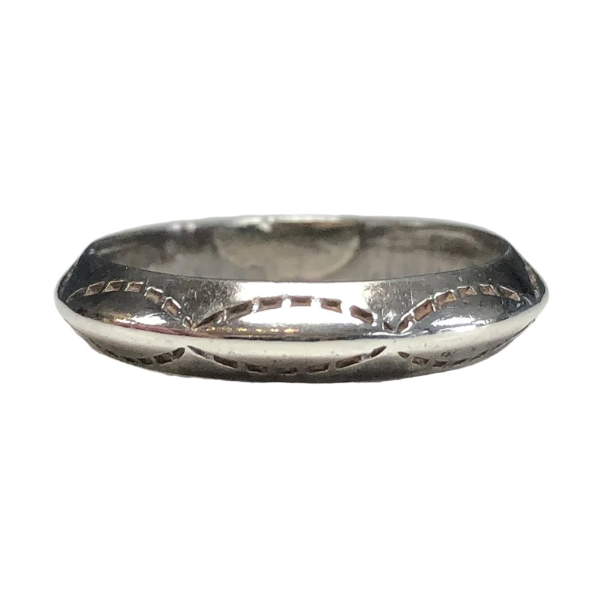 Engraved Silver Ring