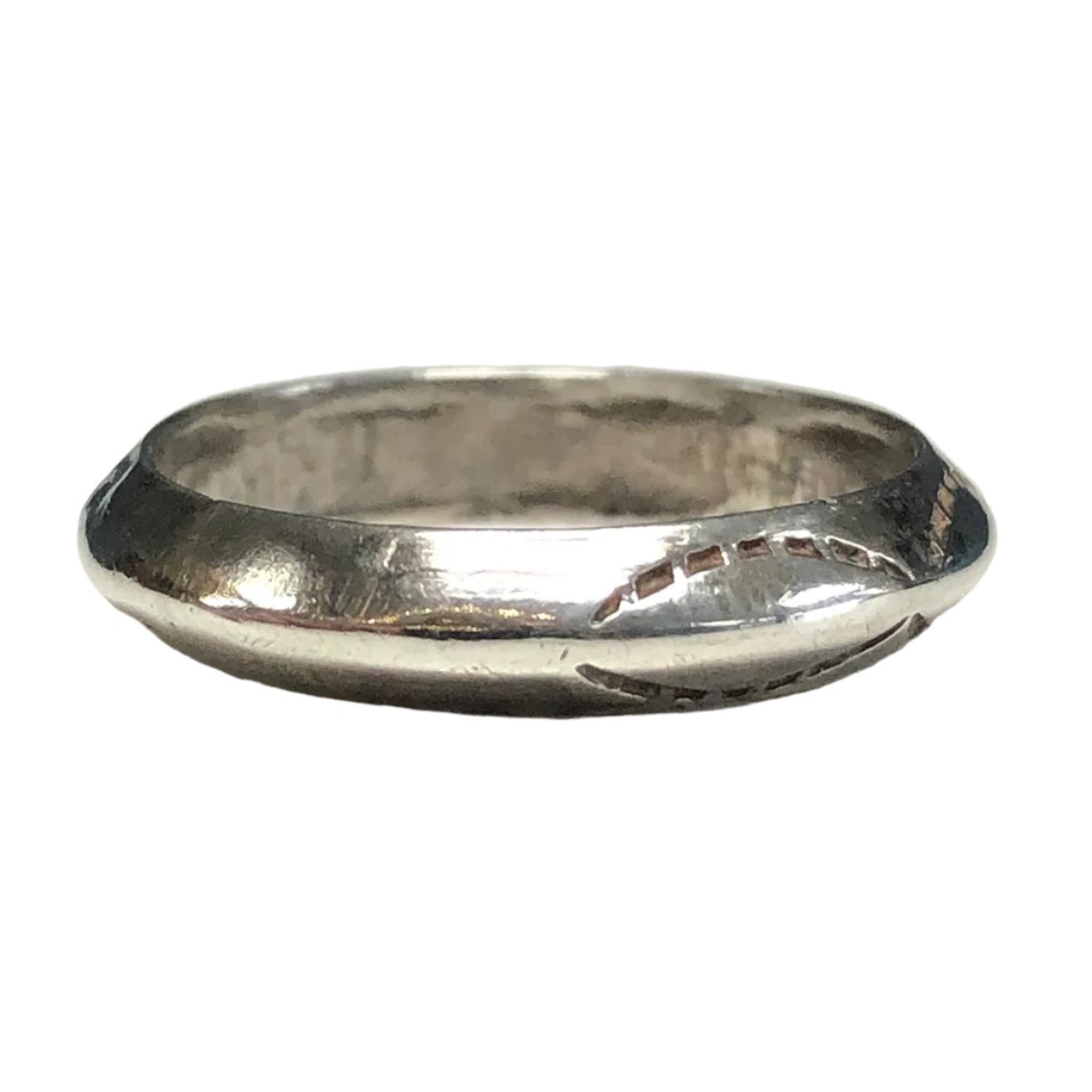 Engraved Silver Ring