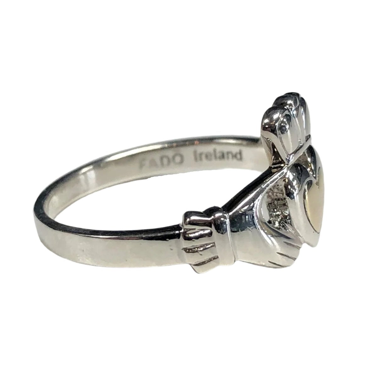 Silver &amp; Gold Claddagh Ring