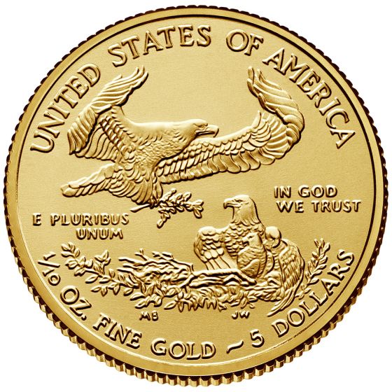 1/10 oz Gold American Eagle (Ex Jewelry)
