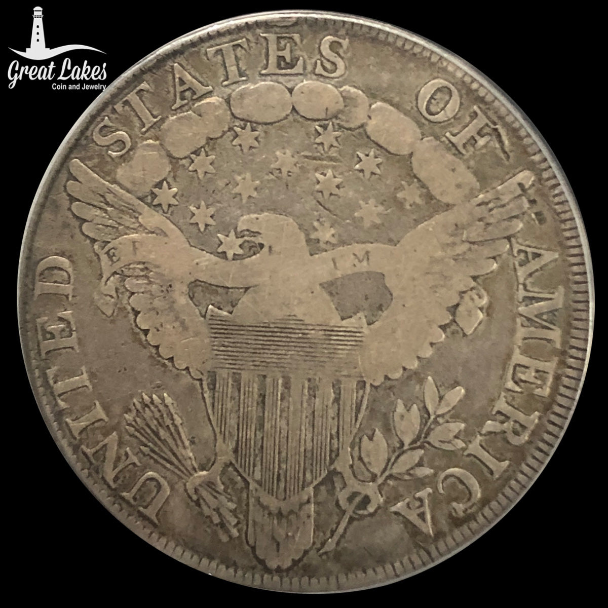 1798 Draped Bust Dollar PCGS F12