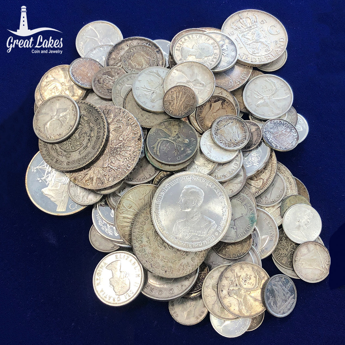 Mixed Foreign Silver (18.4324 Troy Oz ASW)