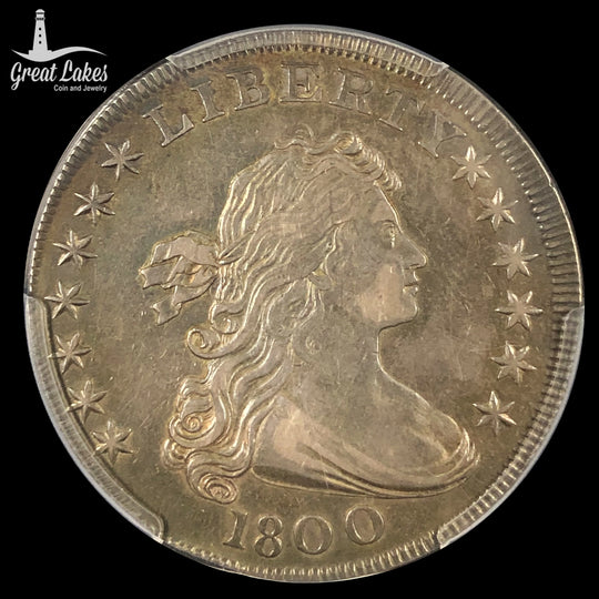 1800 Wide Date Draped Bust Dollar PCGS XF40