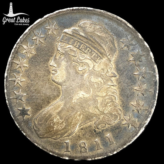 1811 Bust Half Dollar (F) (Rim Dings)